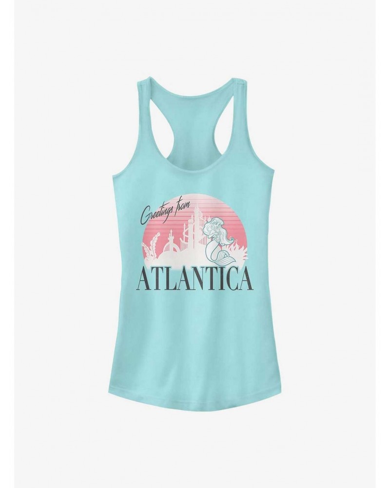 Disney The Little Mermaid Greetings From Atlantica Girls Tank $8.72 Tanks