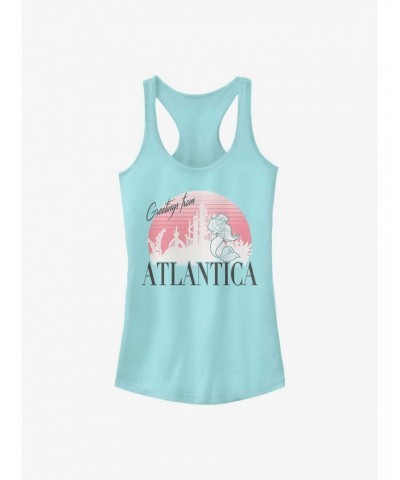 Disney The Little Mermaid Greetings From Atlantica Girls Tank $8.72 Tanks