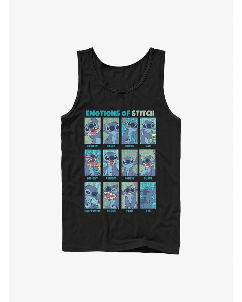 Disney Lilo & Stitch Emotions Of Stitch Tank $10.46 Tanks