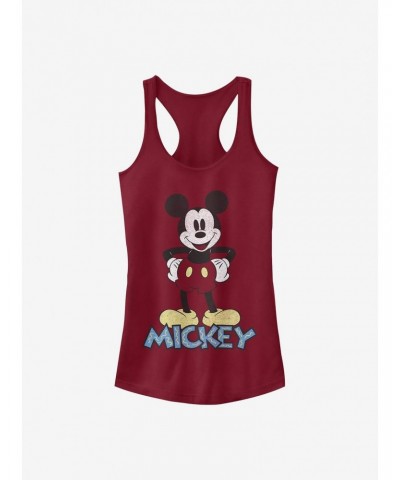 Disney Mickey Mouse 90's Mickey Girls Tank $12.45 Tanks