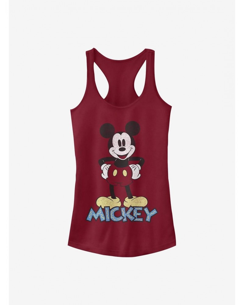 Disney Mickey Mouse 90's Mickey Girls Tank $12.45 Tanks