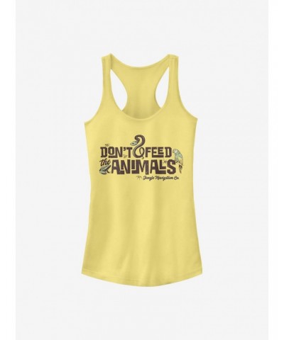 Disney Jungle Cruise Don't Feed The Animals Girls Tank $11.21 Tanks