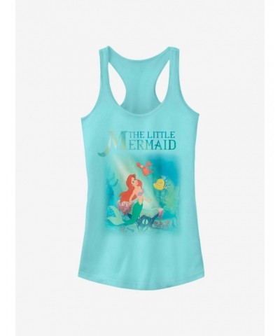 Disney The Little Mermaid Little Mermaid Trio Girls Tank $11.21 Tanks