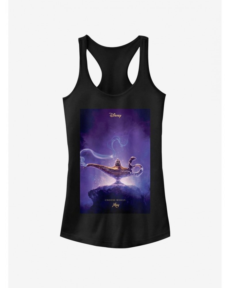 Disney Aladdin 2019 Aladdin Live Action Poster Girls Tank $7.97 Tanks