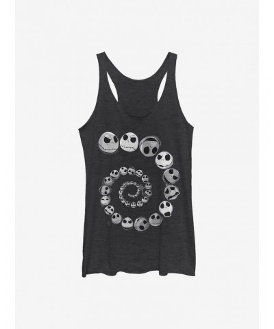 Disney The Nightmare Before Christmas Jack Emotions Spiral Girls Tank $9.32 Tanks