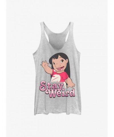 Disney Lilo & Stitch Stay Weird Lilo Girls Tank $10.36 Tanks