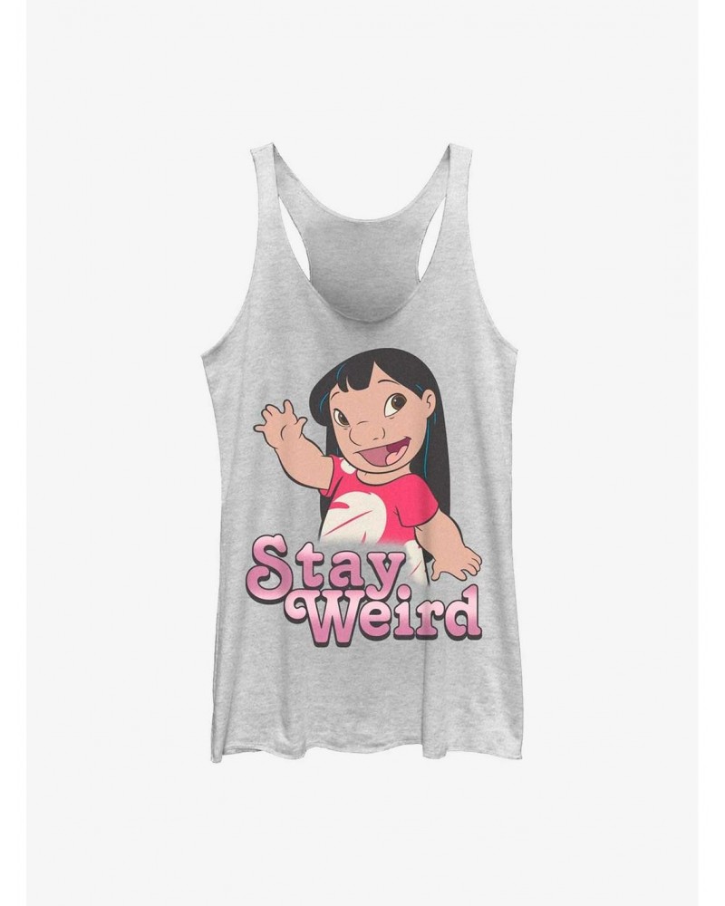 Disney Lilo & Stitch Stay Weird Lilo Girls Tank $10.36 Tanks