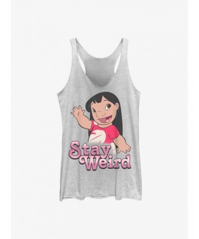 Disney Lilo & Stitch Stay Weird Lilo Girls Tank $10.36 Tanks