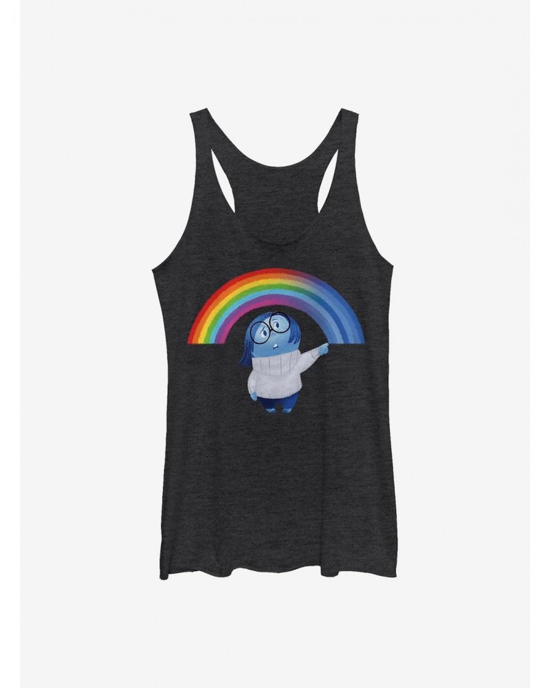 Disney Pixar Inside Out Sadness Rainbow Girls Tank $12.43 Tanks