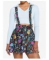 Disney Pixar Coco Sugar Skull & Guitar Velvet Suspender Skirt $11.08 Skirts