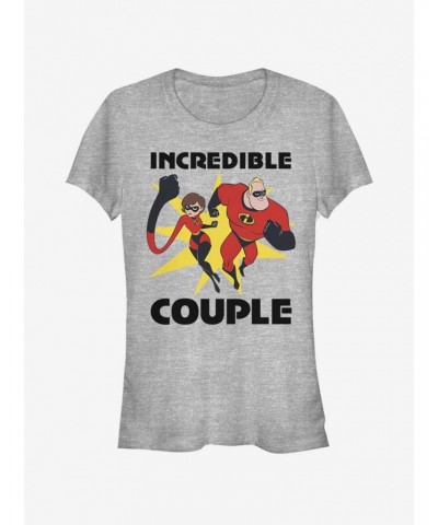 Disney Pixar The Incredibles Incredible Couple Girls T-Shirt $7.72 T-Shirts