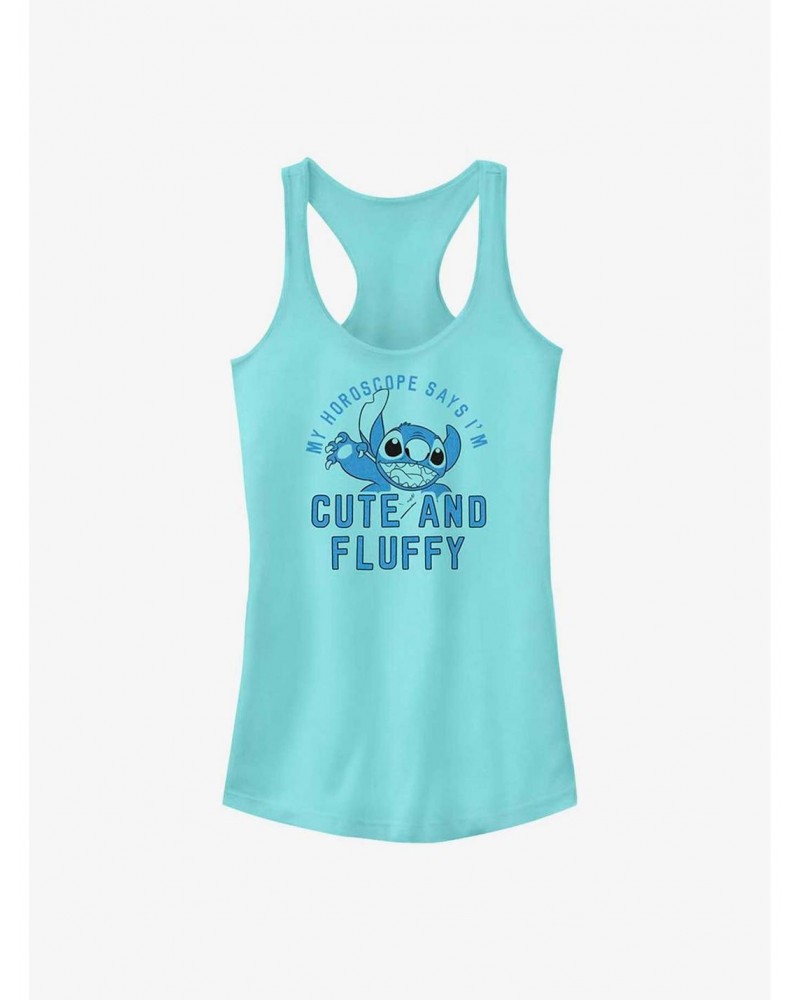 Dsny Lilo Stch Fluffy Horoscope Girls Tank $9.21 Tanks