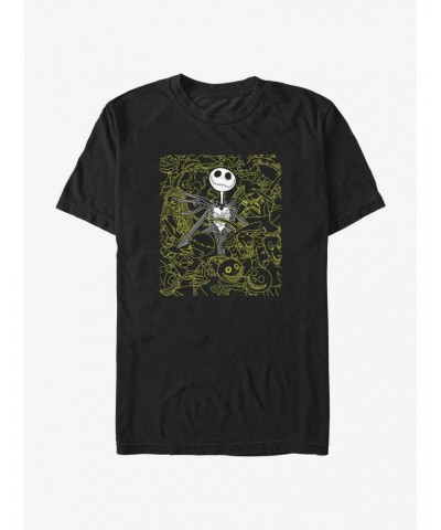 Disney The Nightmare Before Christmas Jack Skellington Focus T-Shirt $10.28 T-Shirts