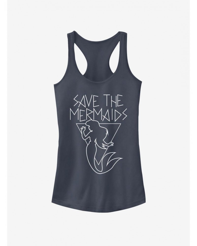 Disney The Little Mermaid Save The Mermaids Girls Tank $11.95 Tanks