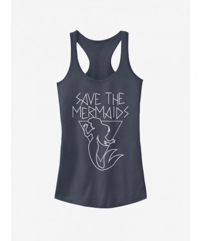 Disney The Little Mermaid Save The Mermaids Girls Tank $11.95 Tanks