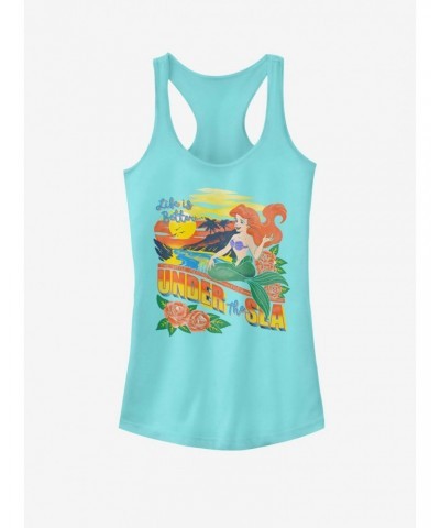 Disney The Little Mermaid Festive Girls Tank $7.47 Tanks