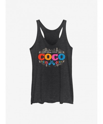 Disney Pixar Coco Artistic Logo Girls Tank $10.10 Tanks