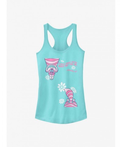 Disney Alice In Wonderland Cheshire Split Girls Tank $10.46 Tanks