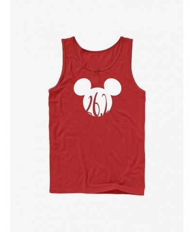 Disney Mickey Mouse 26.2 Marathon Ears Tank $9.96 Tanks