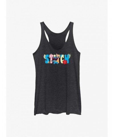 Dsny Lilo Stch Stitch Tropic Shades Girls Raw Edge Tank $12.69 Tanks