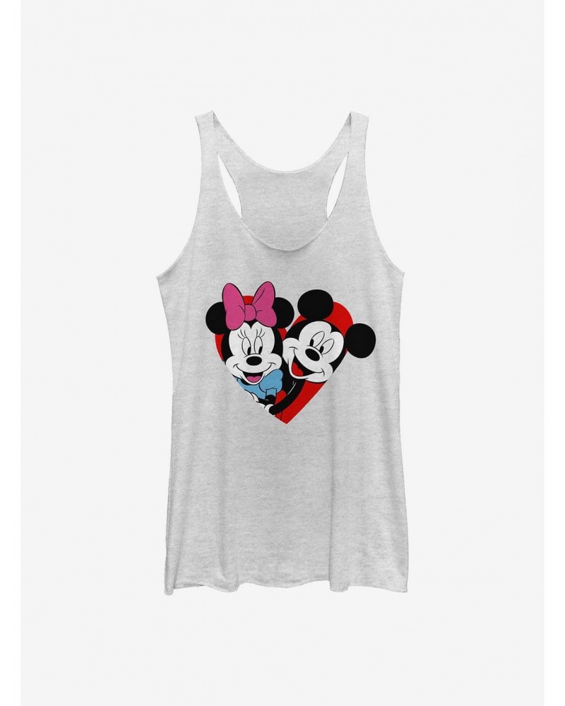 Disney Mickey Mouse Mickey Minnie Heart Girls Tank $12.17 Tanks