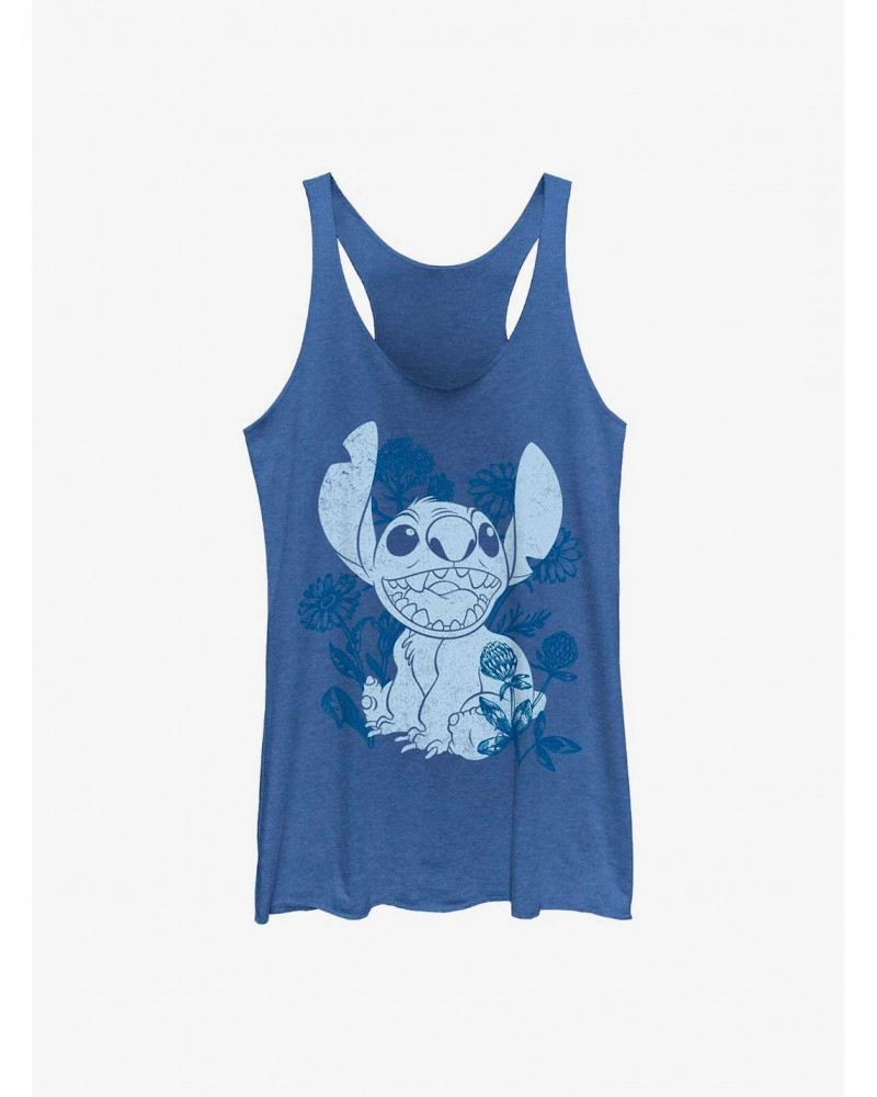 Disney Lilo & Stitch Floral Sketch Girls Tank $11.66 Tanks