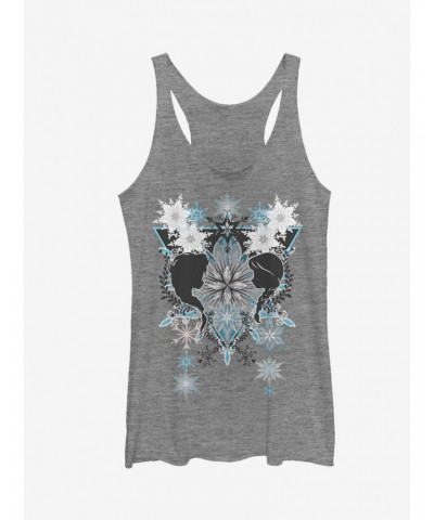 Frozen Sister Snowflake Pattern Girls Tanks $10.62 Tanks