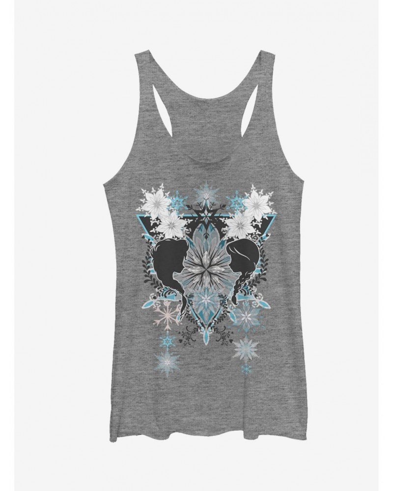 Frozen Sister Snowflake Pattern Girls Tanks $10.62 Tanks