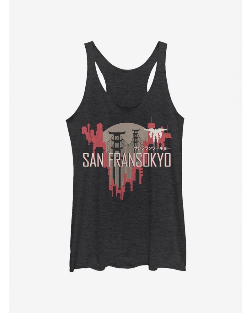 Disney Big Hero 6 San Fransokyo Visit Girls Tank $10.36 Tanks